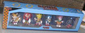 Nintendo Sonic The Hedgehog 6 Pc Figure Set Brand New Box  