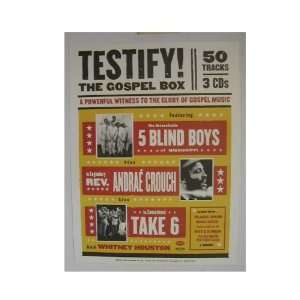  5 Blind Boys Andrae Crouch Take 6 Poster Five Everything 
