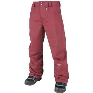 Volcom Loft 5 Pocket Pants  Maroon Small  Sports 