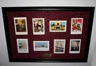 GEORGE W. BUSH WHITE HOUSE Christmas Card Complete COLLECTION, Frame 
