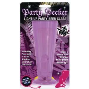  Hott Products Martini Weenie Light Up Party Glass, Purple 