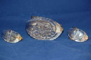   SOLID 835 SILVER AND CRYSTAL FIGURAL SWANS ARE MARKED 835 AB