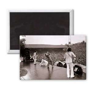 The Who in Concert   3x2 inch Fridge Magnet   large magnetic button 