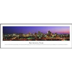  San Antonio, Texas Panoramic View Framed Print