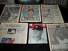 Mickey Mantle New York Yankees Lot Newspapers Magazines