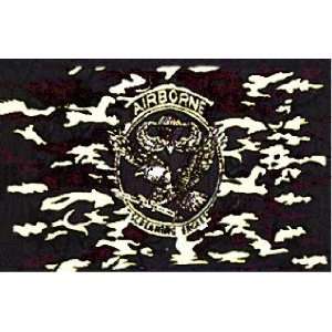  3 x 5 Feet Camo Airborne Poly   indoor Military Flag Made 