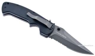 CRKT Crawford Kasper Black Teflon Tactical/Utility Knife Linerlock 