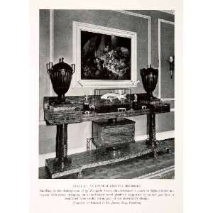  1939 Print England Regency Residence Wimpole Sideboard 
