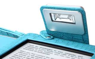 Kindle Touch PU Cover Case Crocodile pattern with built in LED 