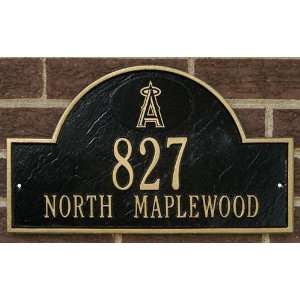  Los Angeles Angels Black and Gold Personalized Address 