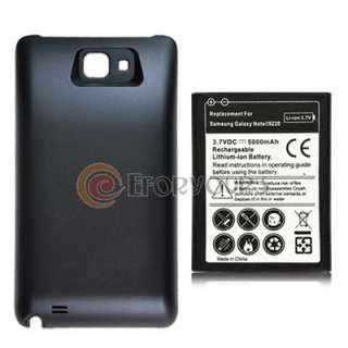 2x 5000mAh Li ion Extended Battery Cover for Samsung Galaxy Note GT 