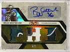 2007 Leaf Limited Monikers Brian Westbrook auto patch #D25/25 #Mm 46 