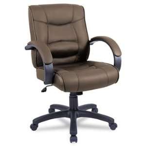 Alera® Strada Leather Mid Back Swivel/Tilt Chair CHAIR 