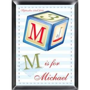  Personalized Baby Boy Name Sign Nursery Wall Decor Initial 