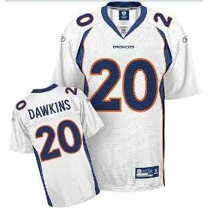  Brian Dawkins #20 Denver Broncos Replica NFL Jersey White 