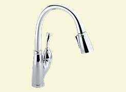 Delta Allora Chrome Kitchen Pull Out Spray Faucet 989  