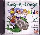Time LIfe Sing a longs for Kids Volume 4 CD Classic Gre