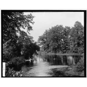  River,probably the Huron River,Ypsilanti,Michigan