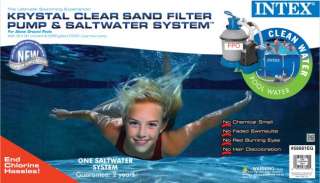 INTEX 2650 GPH Saltwater System & Sand Filter Pump Set 078257399192 