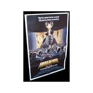    House of Wax Folded Movie Poster Re issue 1981 