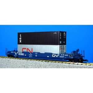  129 Intermodal Car w/2 Containers, CN #1 Toys & Games