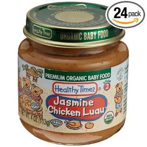Healthy Times Premium Organic Baby Food, Jasmine Chicken Luau, 4 Ounce 