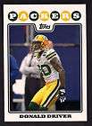 2008 Upper Deck 1st Ed Donald Driver 57 Packers  