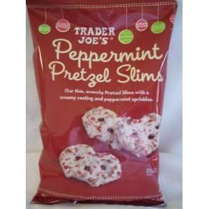 Trader Joes Peppermint Pretzel Slims Grocery & Gourmet Food