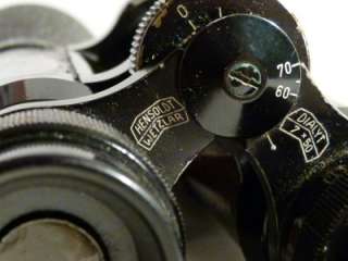 WW II German HENSOLDT Wetzlar DIALYT 7x50 Binoculars & eye gaurd #51 