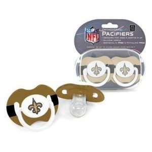  New Orleans Saints Pacifier   2 Pack Baby