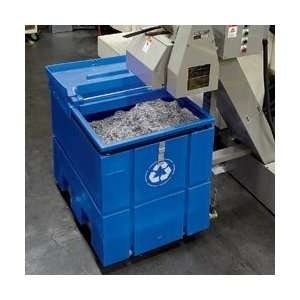 Mobile Recycling Container   Blue  Industrial 