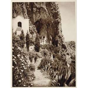  1925 Island of Capri Italy Photogravure Kurt Hielscher 