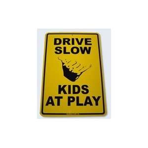  Seaweed Surf Co Drive Slow Aluminum Sign 18x12 in 