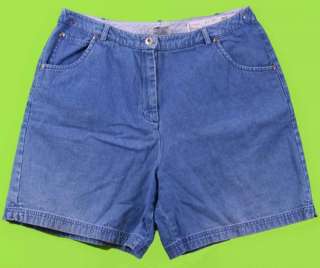 Westbound sz 14 Womens Blue Jeans Denim shorts NN51  