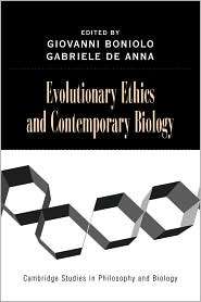 Evolutionary Ethics and Contemporary Biology, (0521122708), Giovanni 