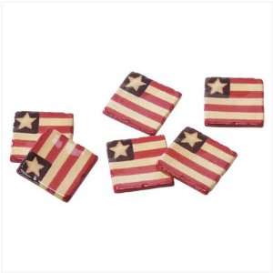  American Flag Drink Coasters 