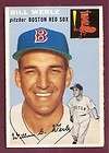 1954 Topps #144 Bill Werle Boston Red Sox EX+