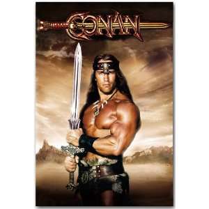  Conan Poster   Promo Flyer   The Barbarian Movie Arnold 