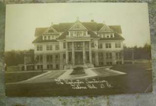 Washington DC Sanitarium Takoma Park RPPC Postcard 1911  