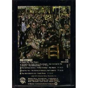  ROD STEWART A Night on the Town 8 Track Cassette Cartridge 