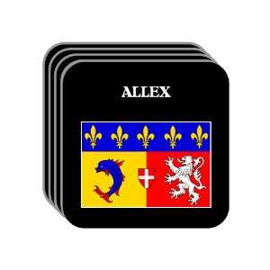  Rhone Alpes   ALLEX Set of 4 Mini Mousepad Coasters 