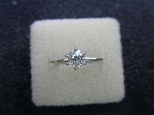 ANTIQUE MINE CUT DIAMOND RING WEIGHED 3/4CT. VVS LOOK  
