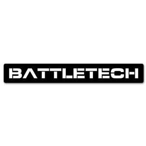  BattleTech wargaming video game sticker decal 8 x 1 