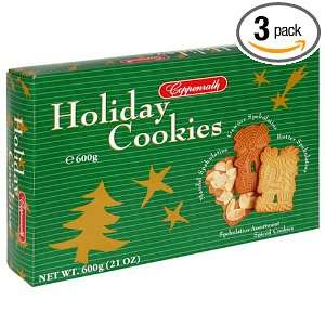 Coppenrath Spekulatius Holiday Cookies, 21 Ounce Boxes (Pack of 3)