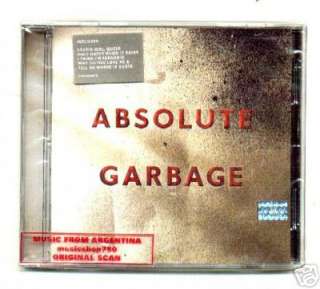 GARBAGE, ABSOLUTE GARBAGE. FACTORY SEALED CD. IN ENGLISH.