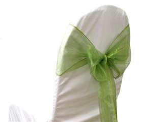   CHAIR SASHES Bows Ties Wedding Decorations SALE   27 colors  