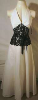 JESSICA McCLINTOCK Ivory Lace Wedding Dress NWT Size 8  