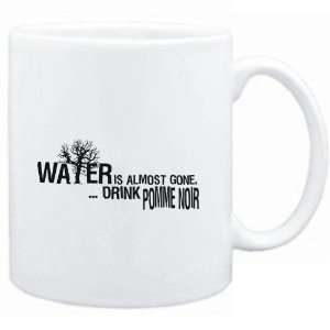  Mug White  Water is almost gone  drink Pomme Noir 