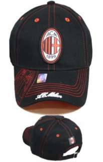 ITALIAN AC MILAN SOCCER TEAM BASEBALL HAT CAP  