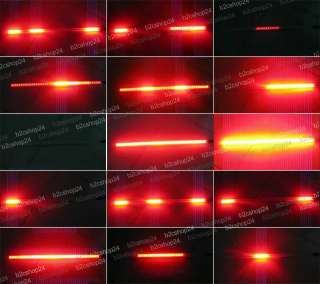 Car Red 48 LED Waterproof Knight Rider Strip Light 54cm  